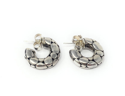 John Hardy Earrings Keli Pebble Collection 925