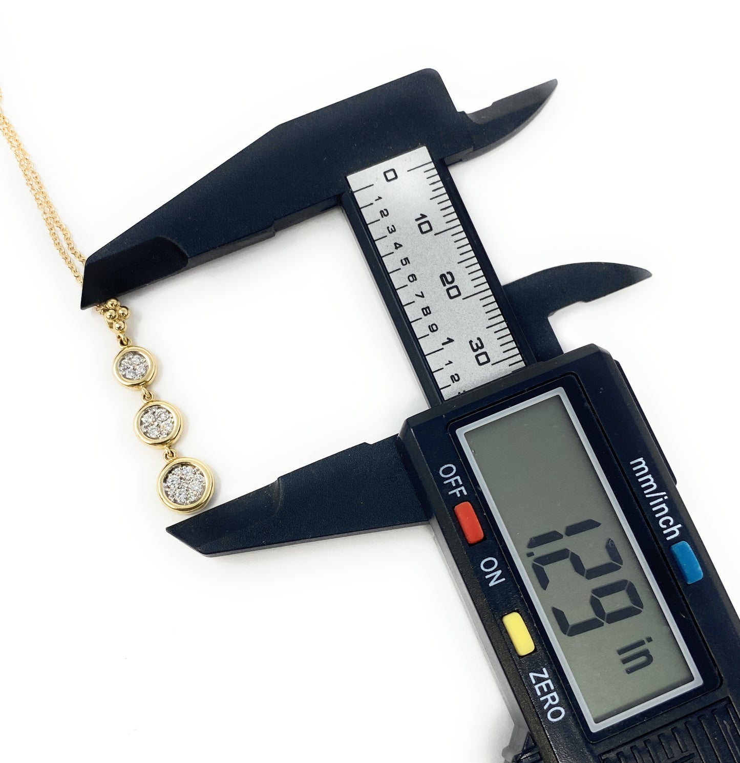 14k Necklace with Pendant Drop 4g