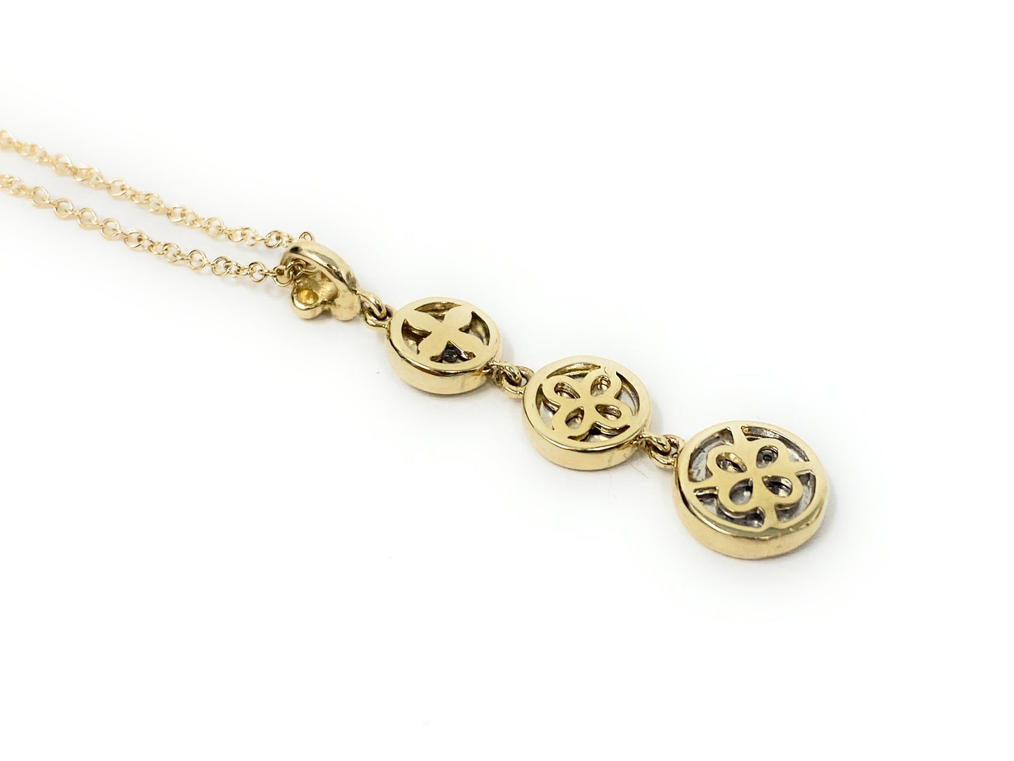 14k Necklace with Pendant Drop 4g