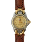 Tag Heuer Ladies Gold Tone Dial Stainless Steel Quartz Watch S04.708M