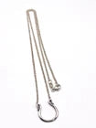 James Avery Sterling Silver 18" Horseshoe Changeable Charm Holder Necklace