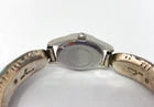 Native American Coral Inlay S. Silver Watch with S. Steel Stretchable Band - Running